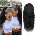20 inches jerry curls ponytail