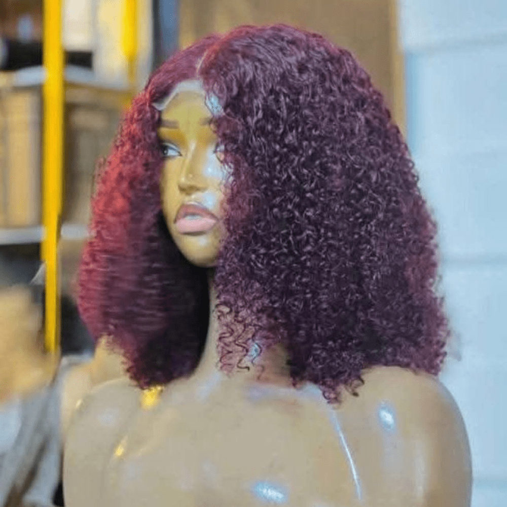 11_20260525_164542_0010 14 inches curly hairblend wig in burgundy colour - Image 1