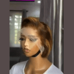 Double drawn tiwa wig in piano colour with full frontal