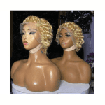 100% human hair rolled hair in blonde colour