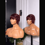 100% human hair wine skull cap