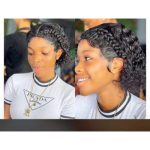 12 Inches curly wig with full frontal