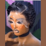100% human hair customized rolled wig